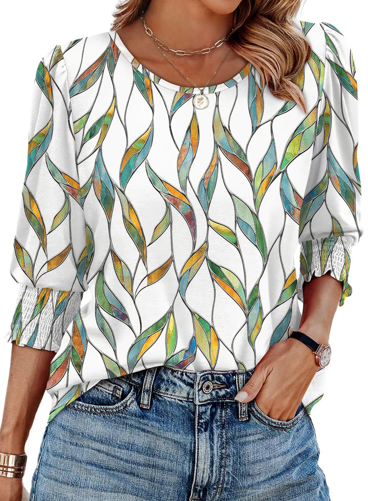 Ariala | Refined Crewneck Top